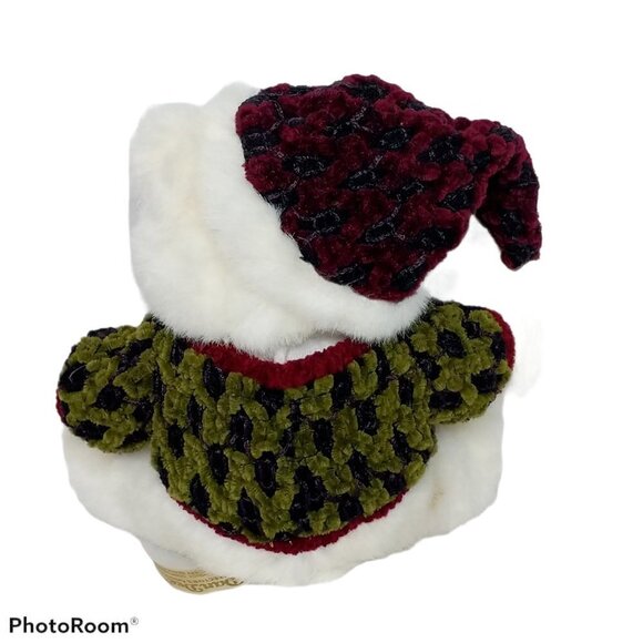 Dan Dee Christmas Teddy Bear 8 Inch - Picture 2 of 2